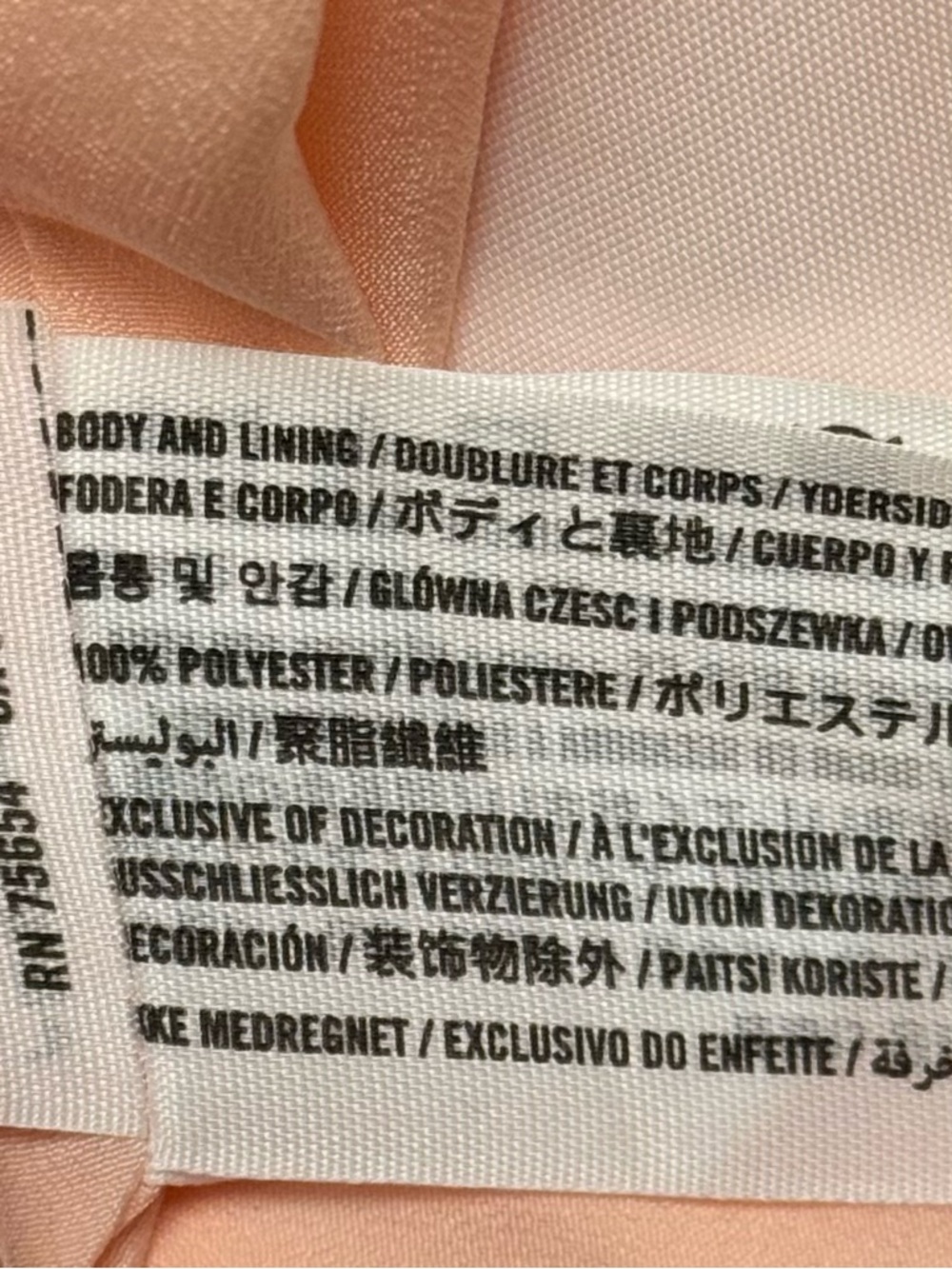Abercrombie & Fitch Blush Pink Peach Floral Maxi Dress Medium Tassel Tie Summer - Picture 3 of 10
